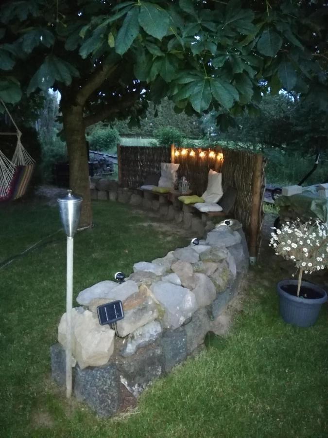 Fewo Im Alten Bahnhof Niederrossbach Exteriör bild